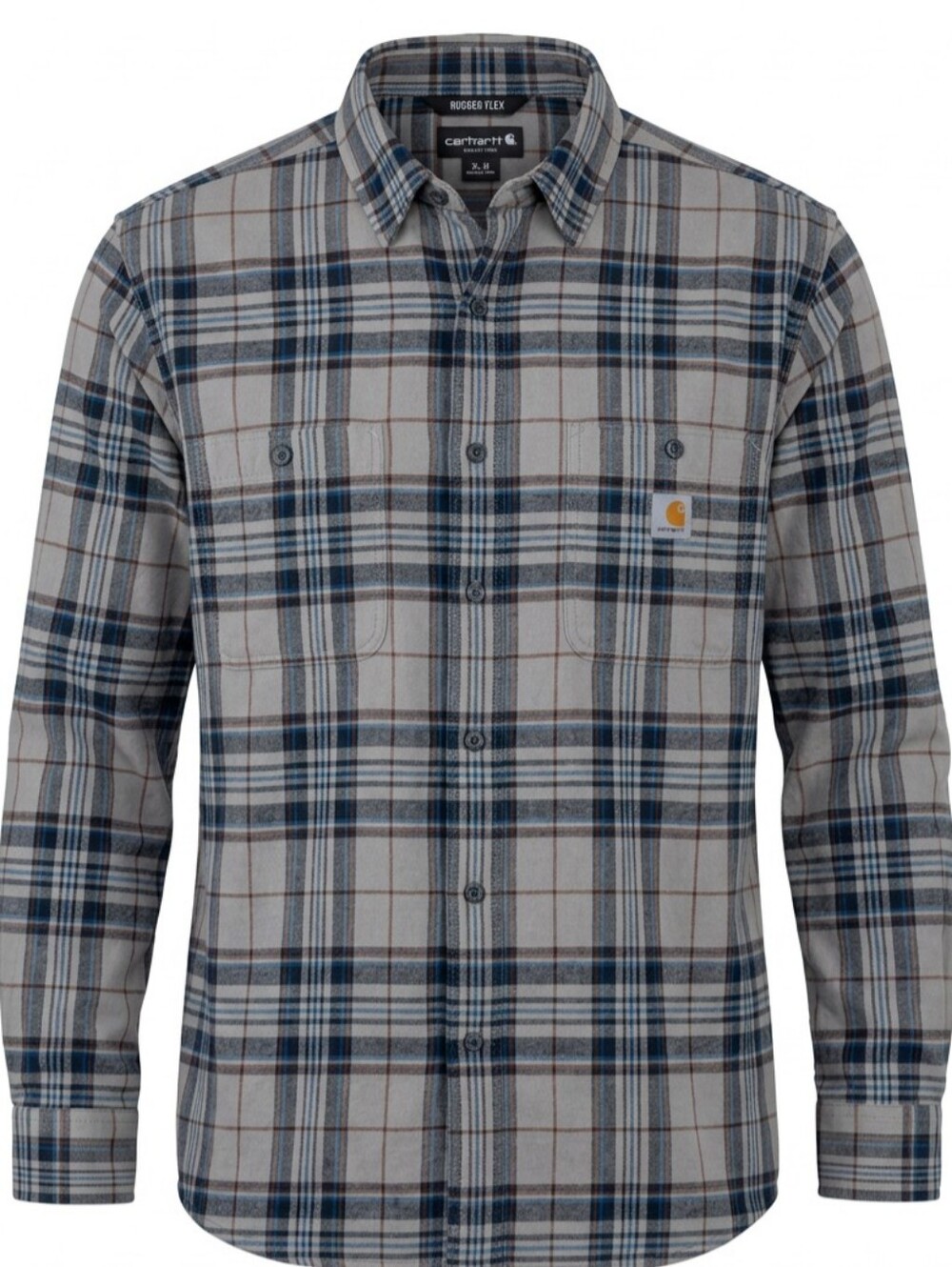 Carhartt Plaid Button-Up Shirt in Rugged Flex Relaxed FitMedium Weight Size L